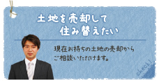 土地を売却して住み替えたい
