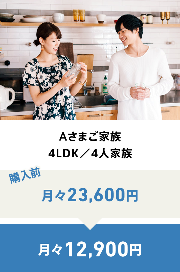 Aさまご家族4LDK／4人家族