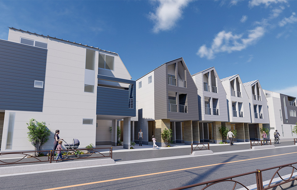 葛飾区東堀切3丁目zero-e town TRETTIO GRAD