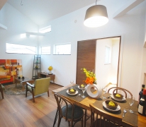 今週末の土日！【葛飾区東四つ木３丁目zero-e】オープンハウス開催。デザイナーズ家具を配置、実際の生活をイメージできます。耐震等級３！