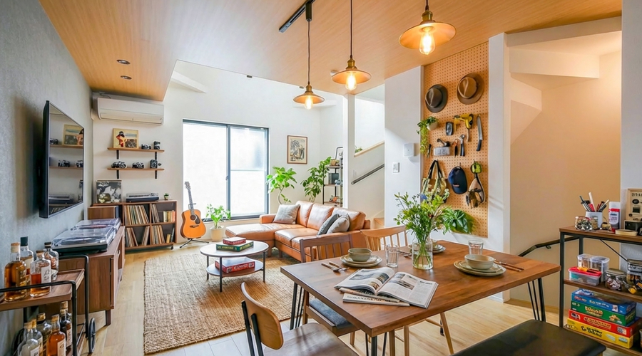 【葛飾区お花茶屋の新築戸建て】趣味と暮らす家