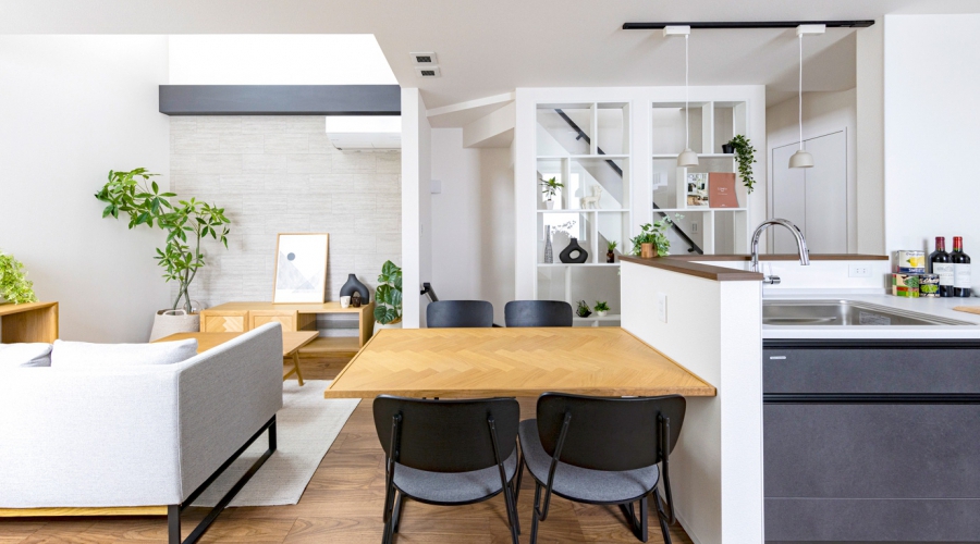 【葛飾区白鳥の新築戸建て】家事効率と開放感を両立した住まい