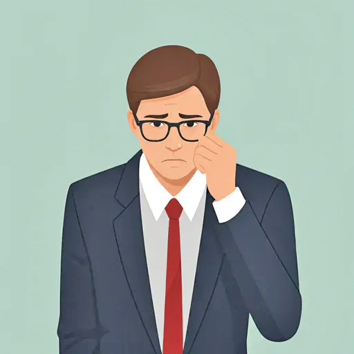 Worried Business Person